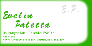evelin paletta business card